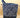 William Morris Print Drawstring Project Bag - Large - Seaweed / Navy